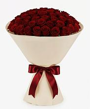 Букет 101 Бордовая роза Блэк Бакарра в Пятницкое