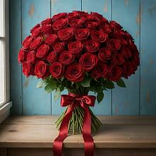 Букет Красные розы Блэк Меджик в Пятницкое