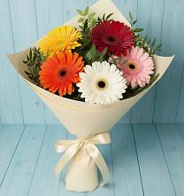 Букет цветов из:  Герберы в Пятницкое