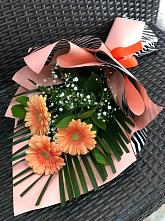 Букет цветов из:  Герберы #REPLACE_PRED# Пятницкое