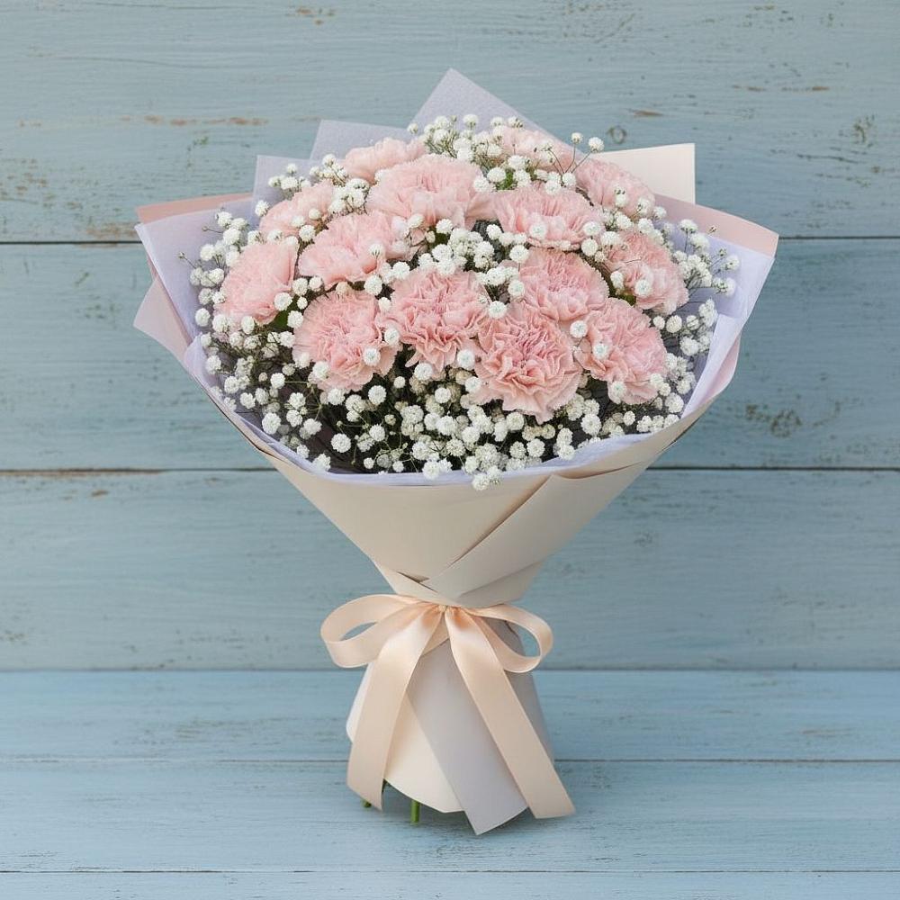 Букет цветов из: Гвоздики в Пятницкое