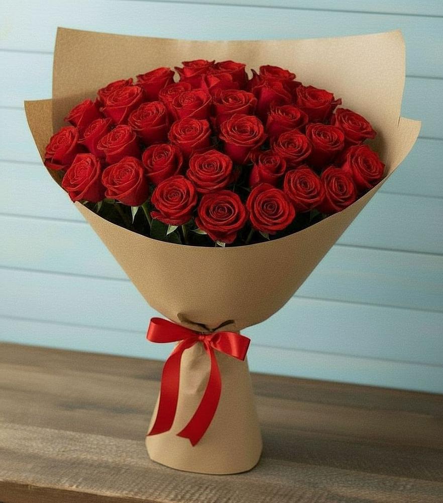 Букет Красные розы Милано в Пятницкое