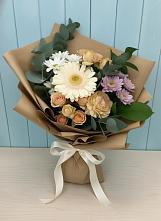 Букет цветов из:  Герберы и Хризантемы в Пятницкое