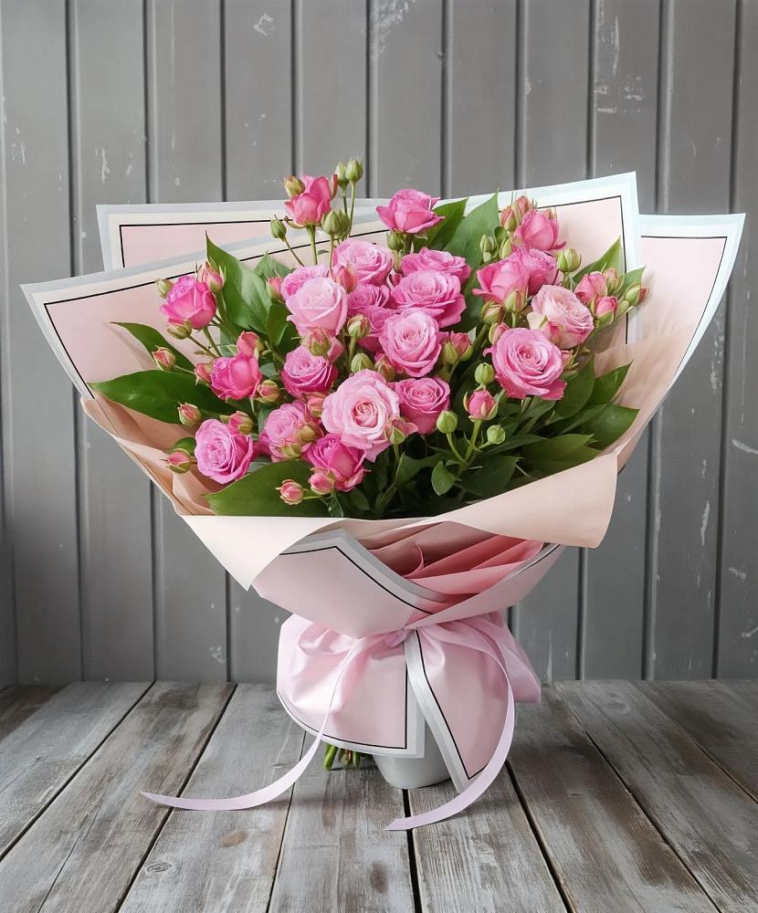 Букет Розовый кустик в Пятницкое