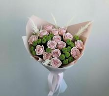Букет цветов из:  Розы и Хризантемы в Пятницкое
