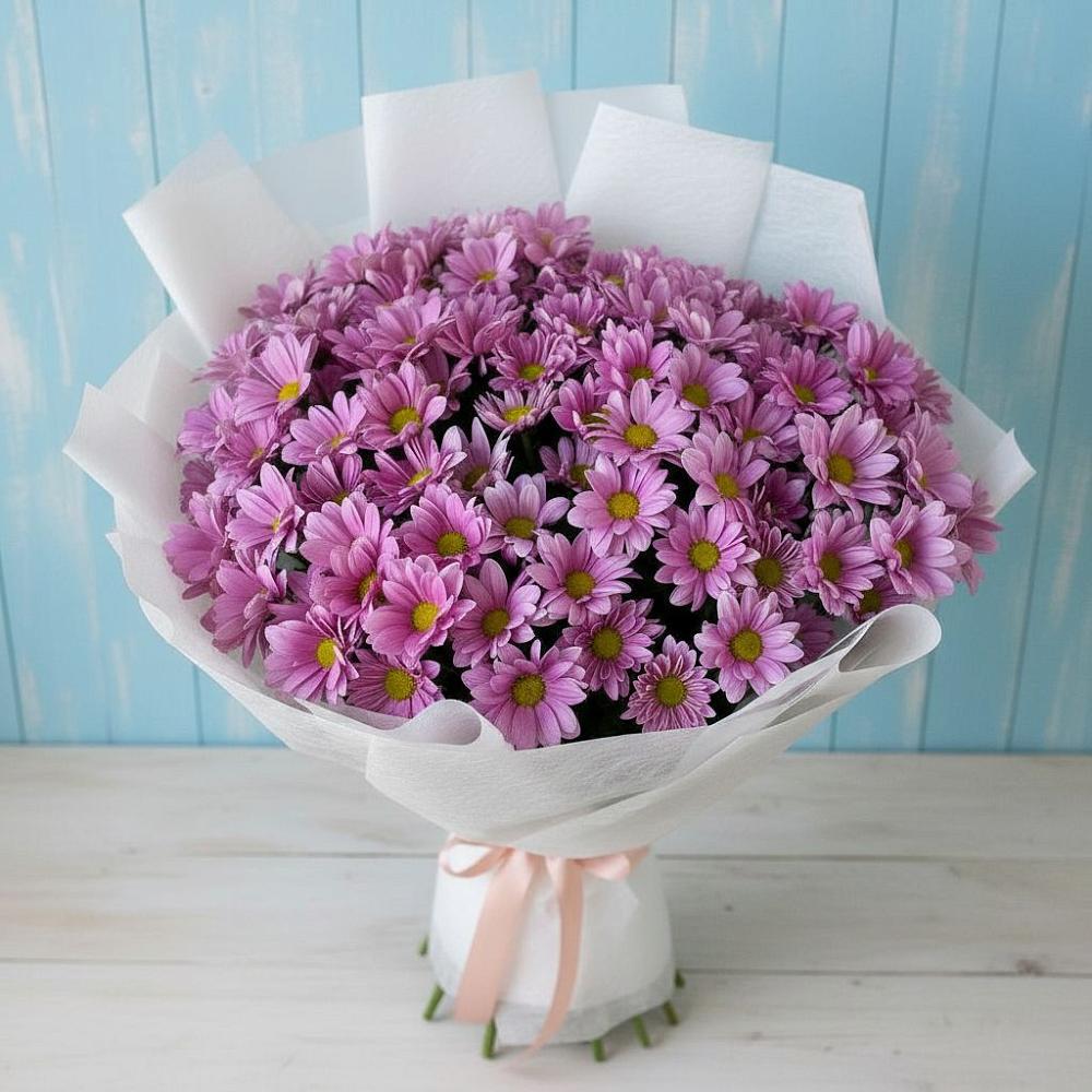 Букет цветов из: Хризантемы в Пятницкое