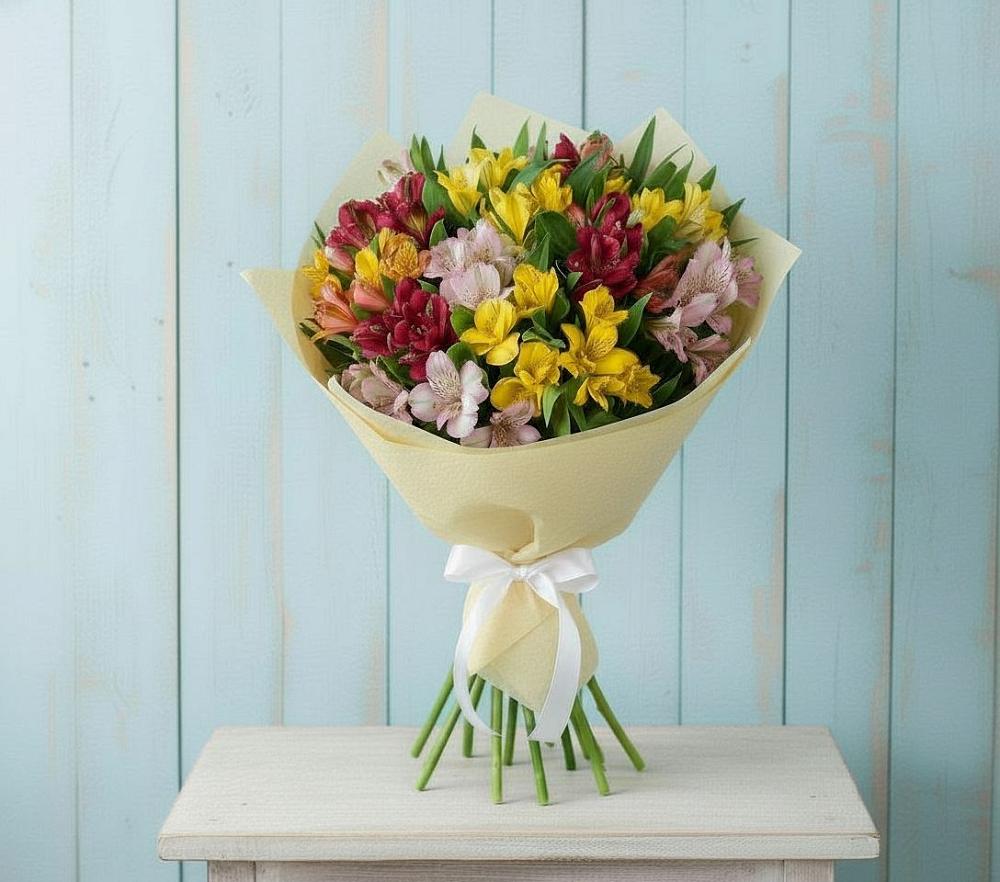 Букет цветов из: Альстромерии в Пятницкое