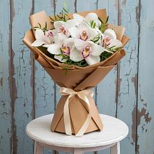 Букет цветов из:  Орхидеи и Розы в Пятницкое